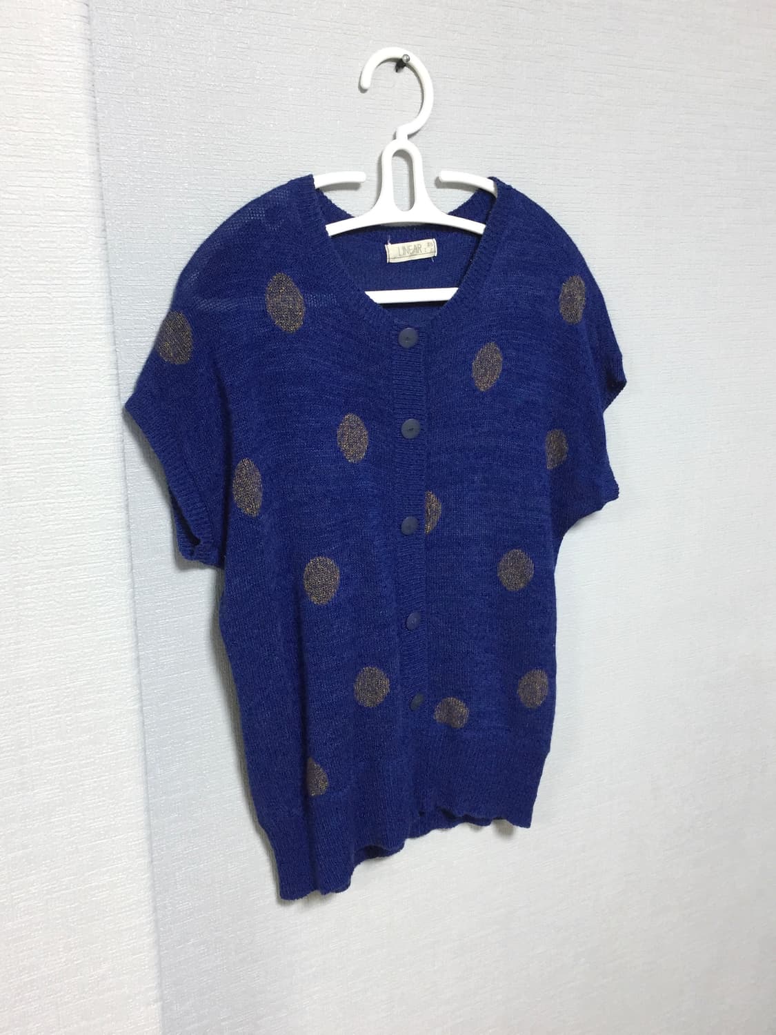 Japanese vintage dot knit top 상품이미지6