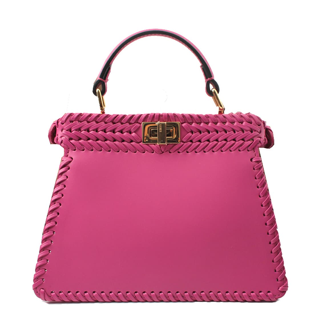 펜디 퍼플 위빙 미니 피카부 금장 토트겸 크로스 상품이미지3