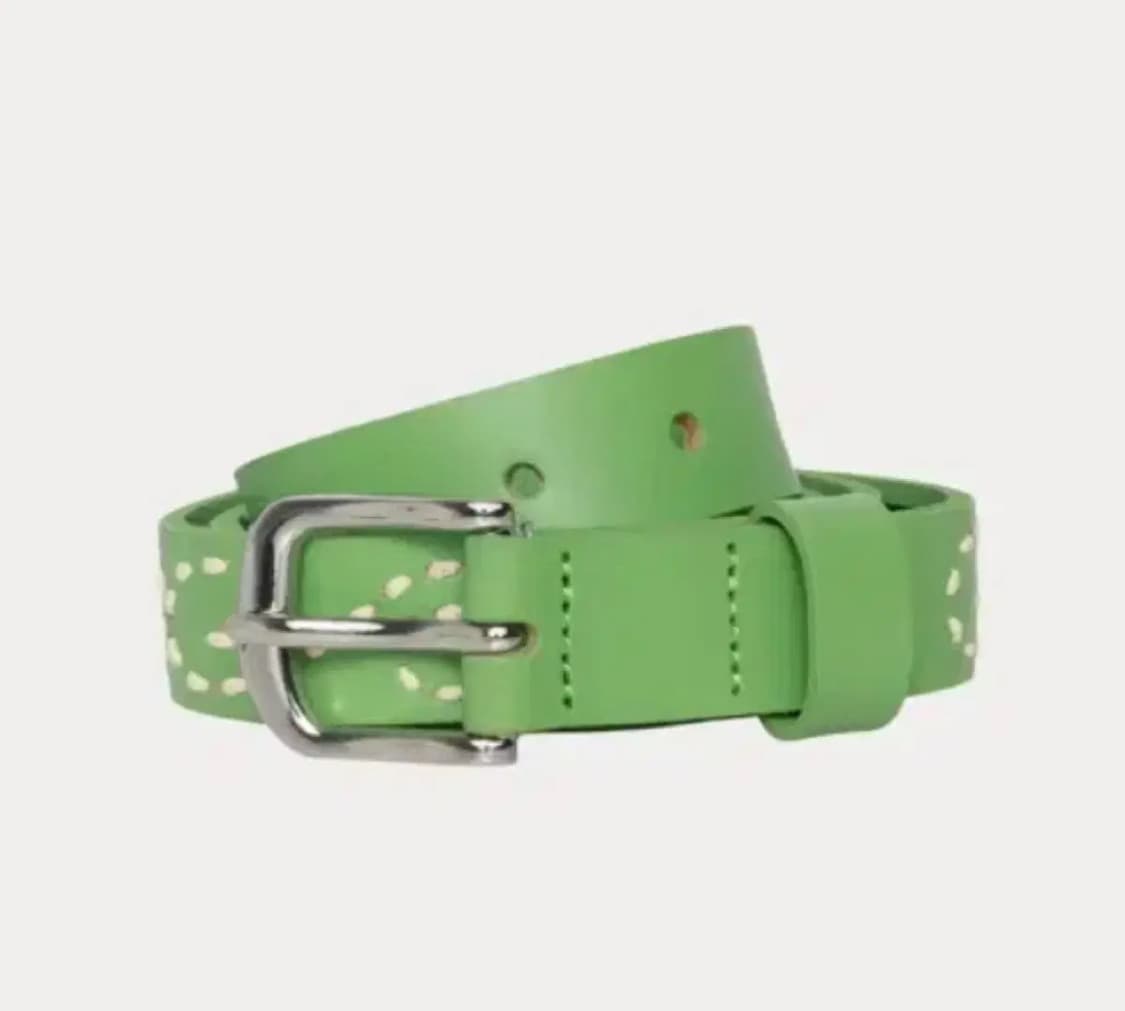 (구해요)embroidered belt jade 벨트 상품이미지1