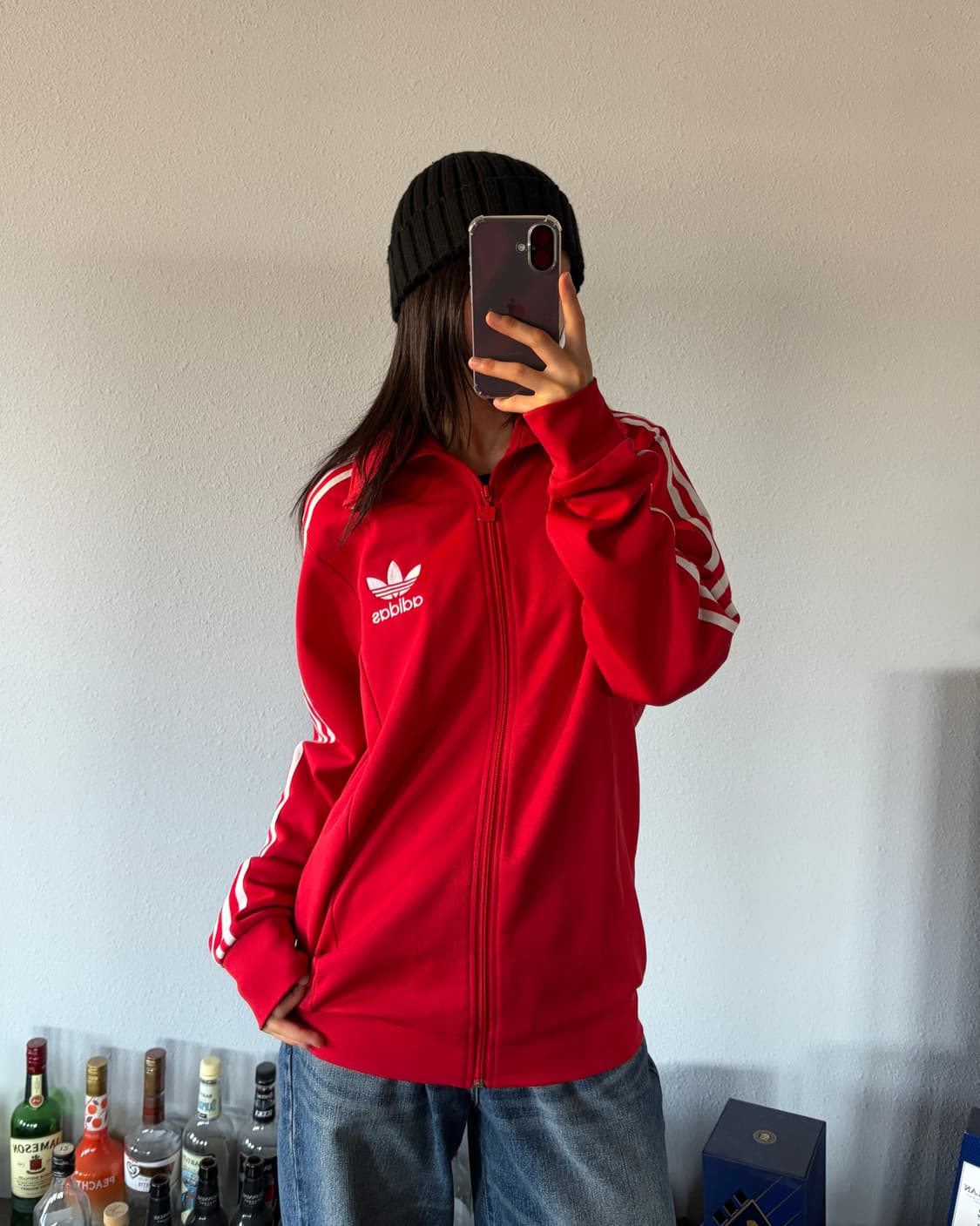 [L]아디다스 유로파 레드 트랙탑 져지 상품이미지1