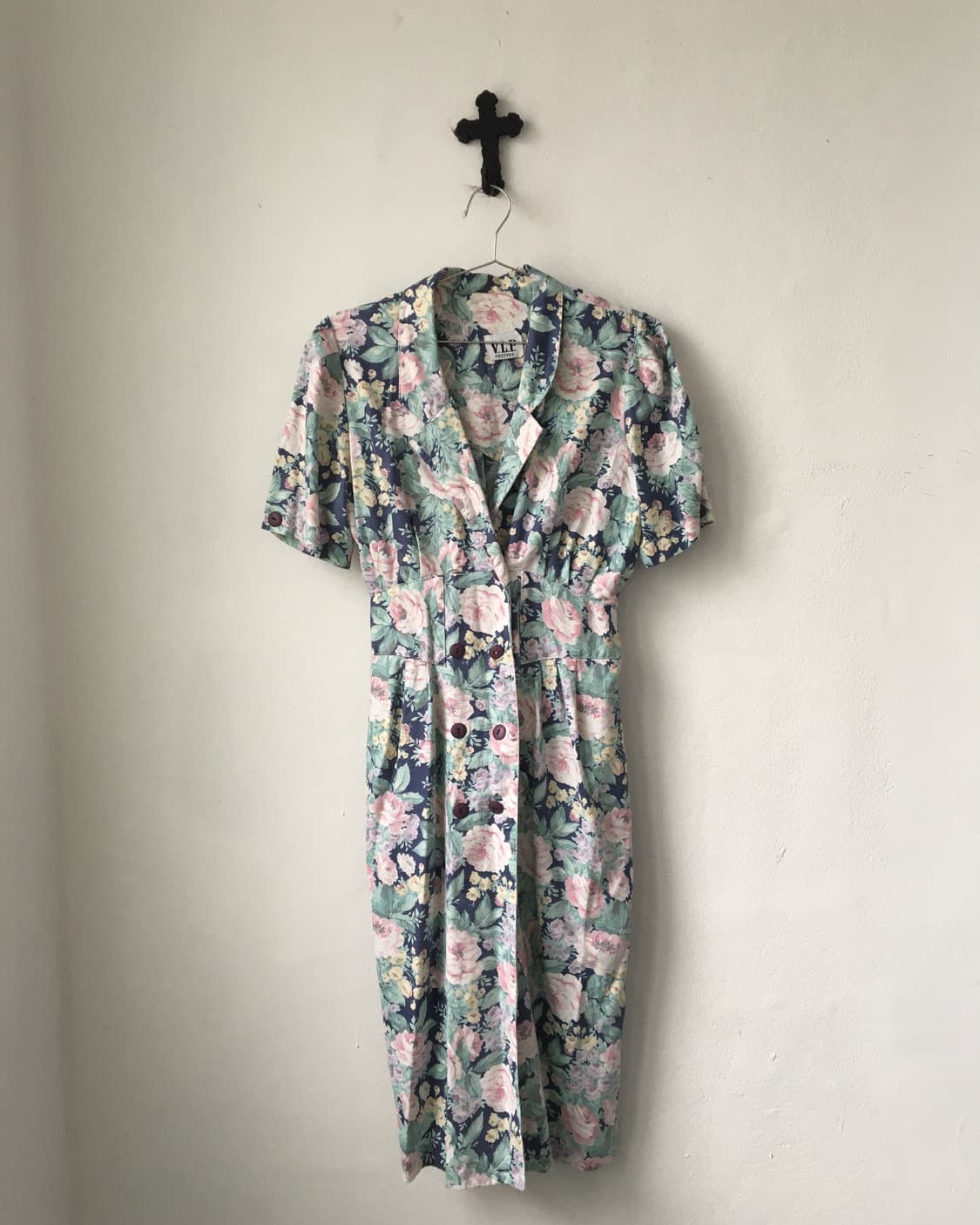 Flower pattern entique mood onepiece 상품이미지2