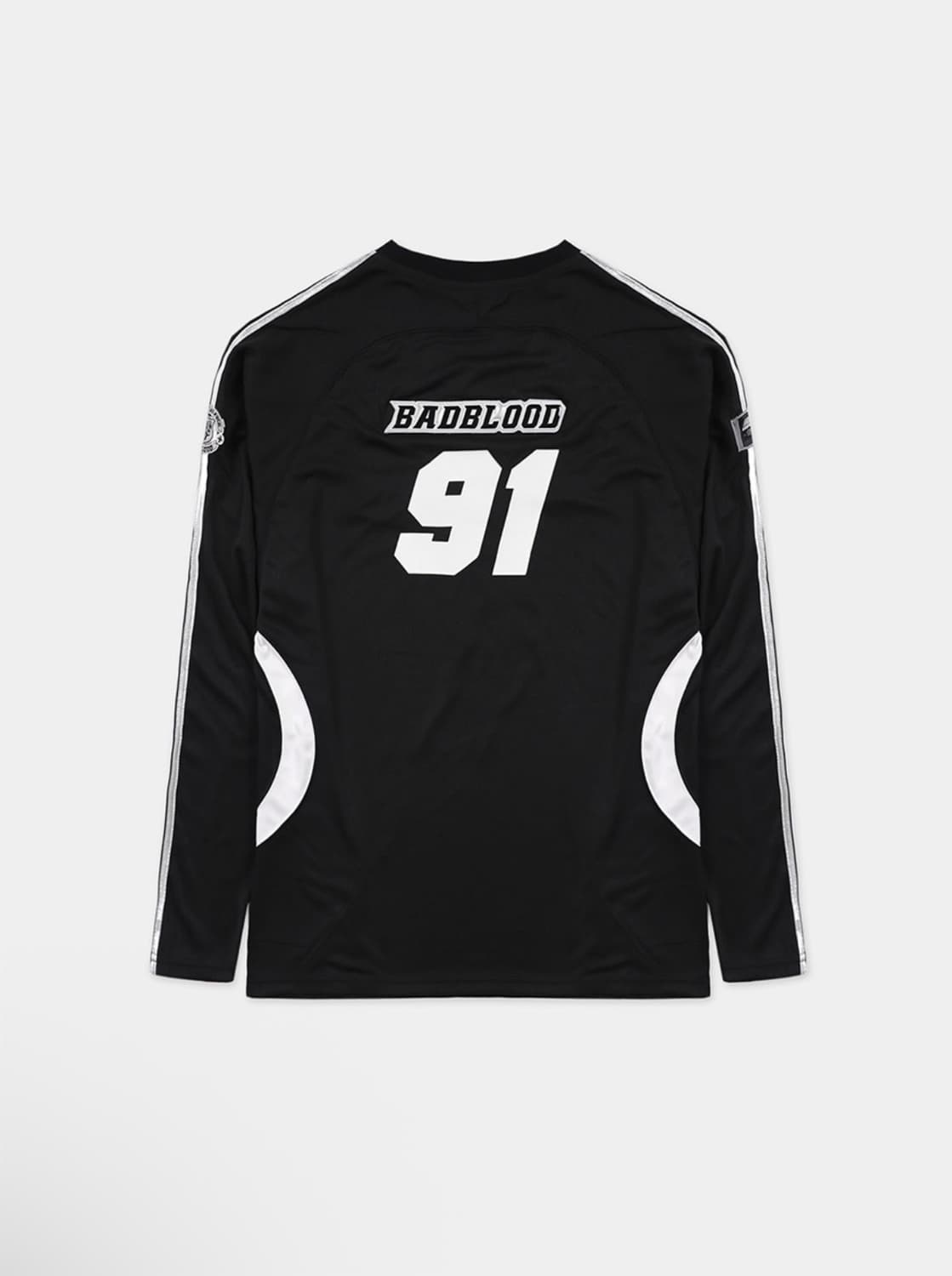 배드블러드 던칸 스포츠 롱 슬리브 라지핏 블랙 L 상품이미지3