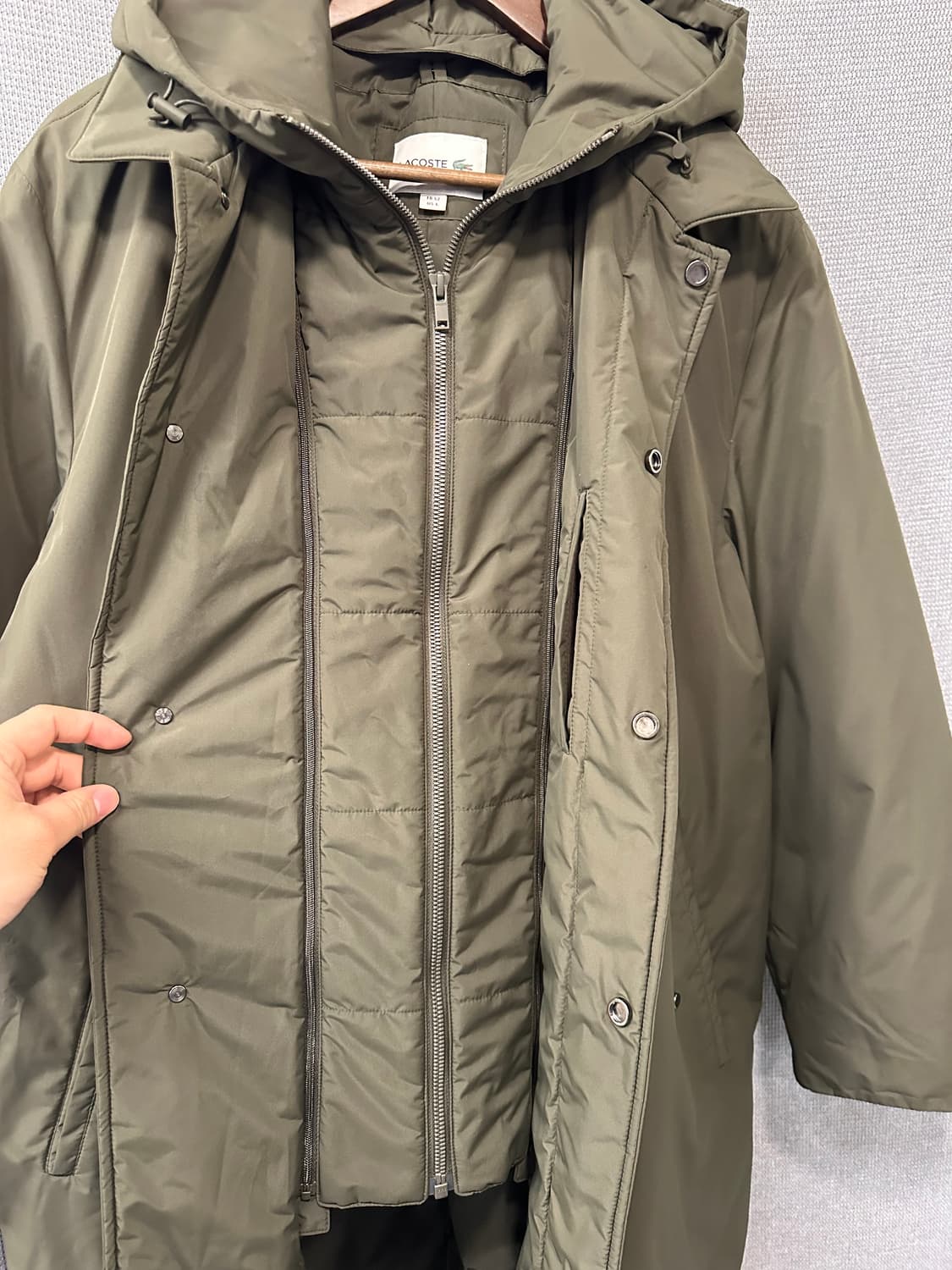 LACOSTE 라코스테 남성 롱 패딩 파카 상품이미지3