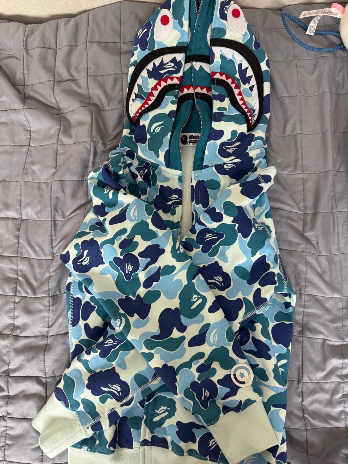 베이프 더블샤크 후드집업 S 상품이미지1