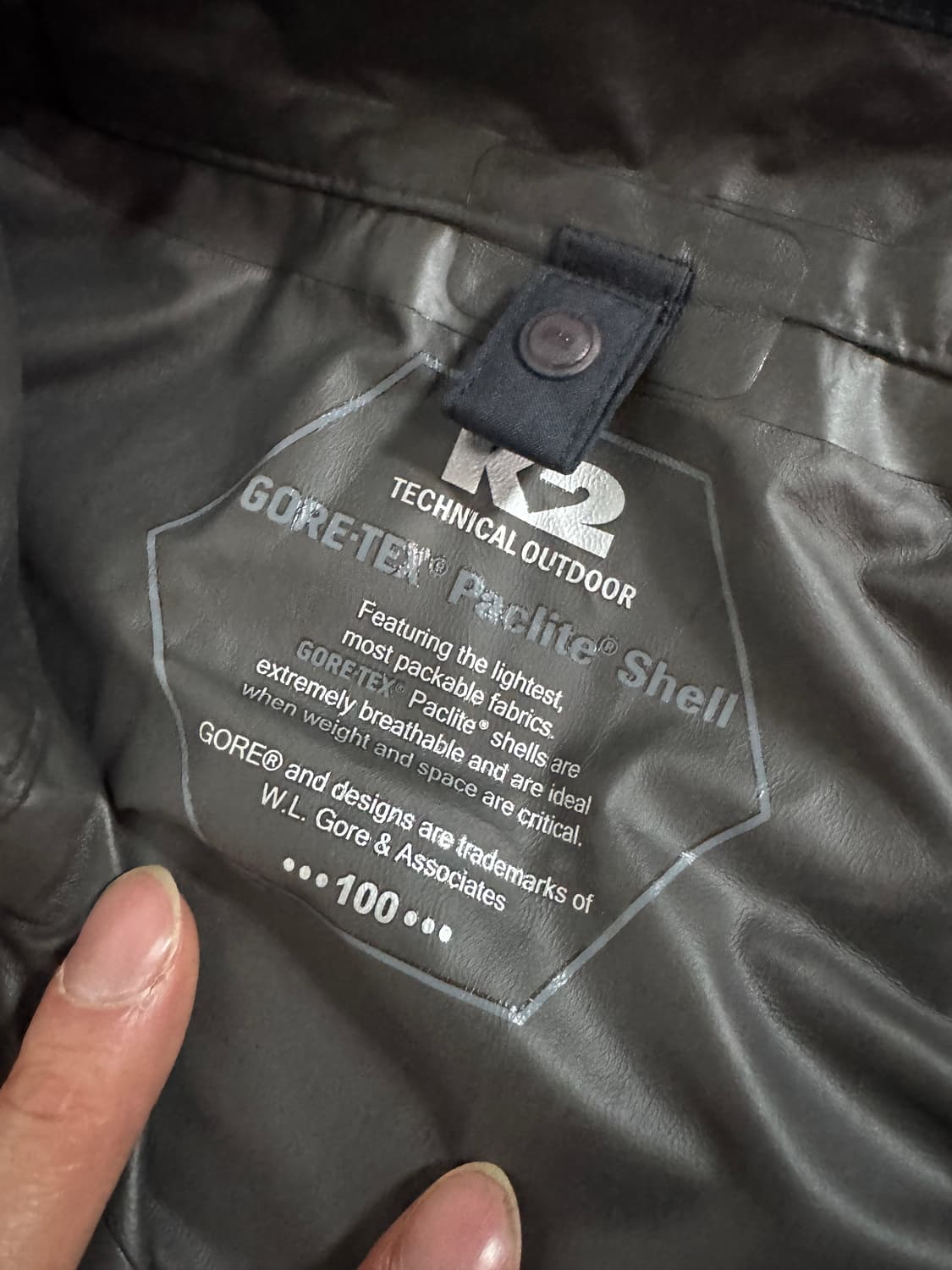 K2 케이투 고어텍스 등산 후드 바람막이 자켓 L 상품이미지3