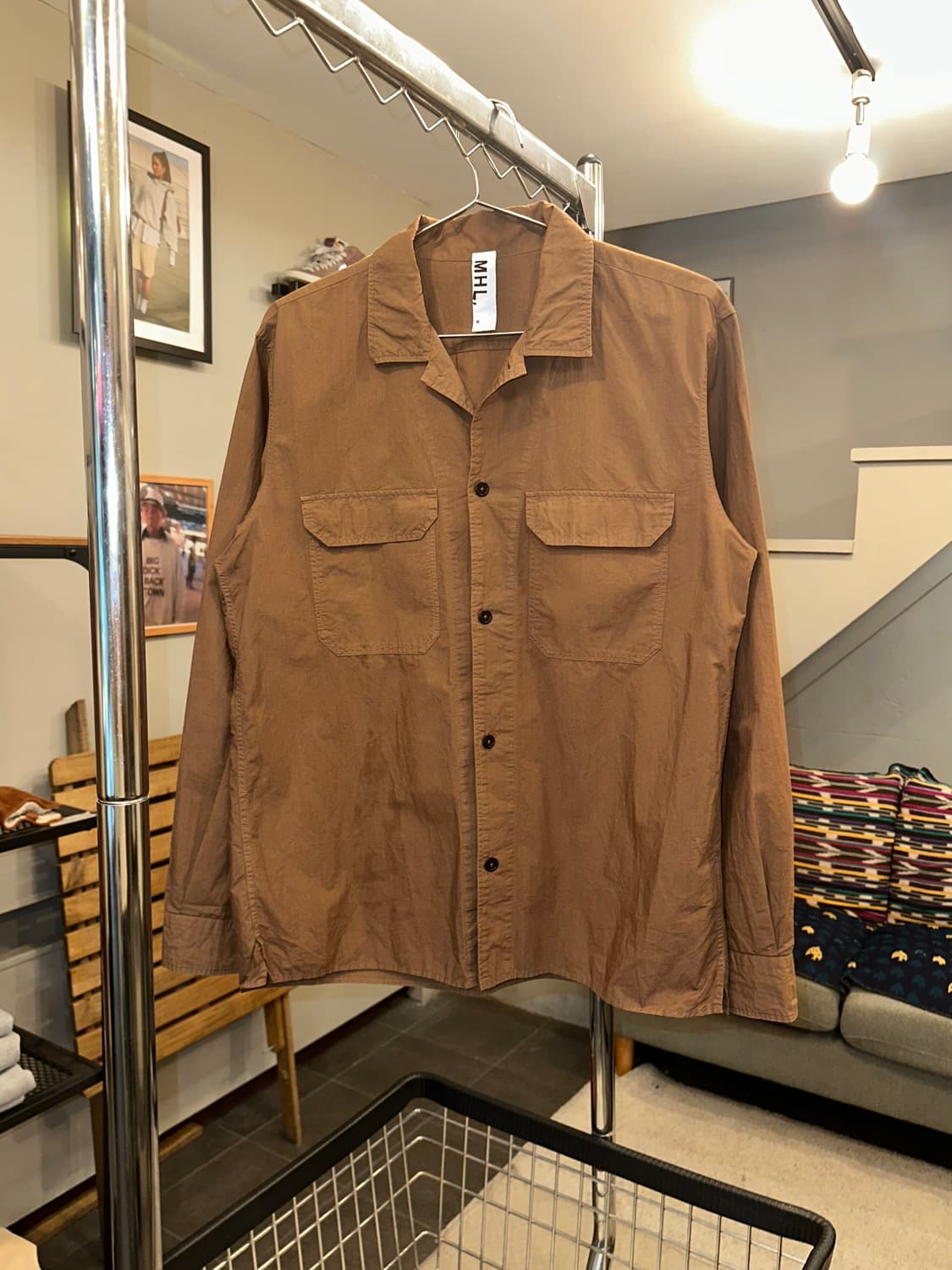 Margaret Howel MHL line material shirt  상품이미지4