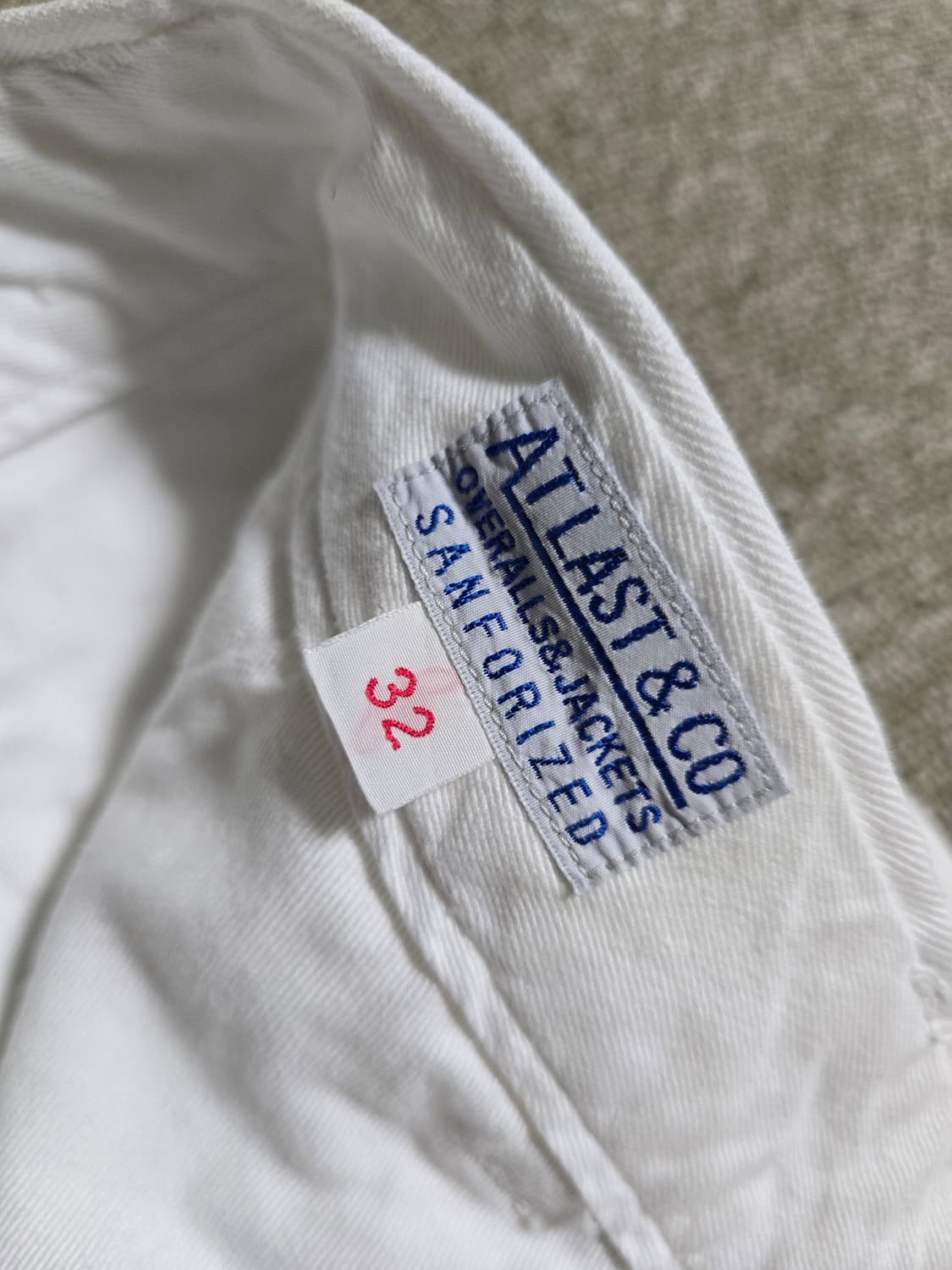 타임원클로딩 엣라코 워크팬츠 32 화이트 트라우저 부처프로덕츠 Timew 상품이미지4