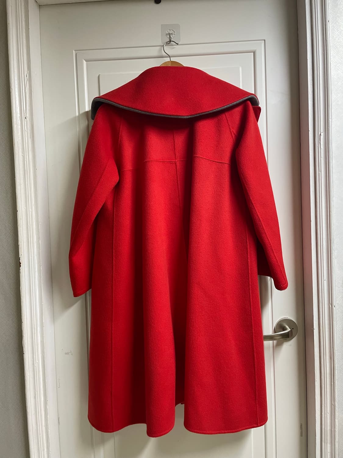 타임 울&캐시미어 레드 코트 상품이미지8