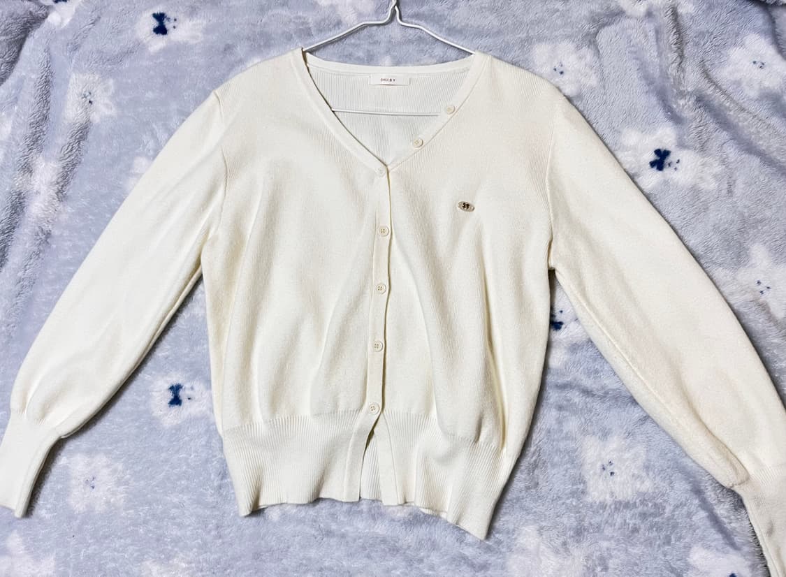 아이보리 가디건 판매합니다 상품이미지1