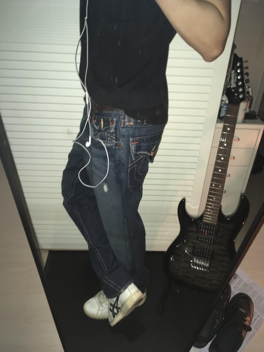 트루릴리전 조이 워싱 부츠컷 데님 y2k 상품이미지3