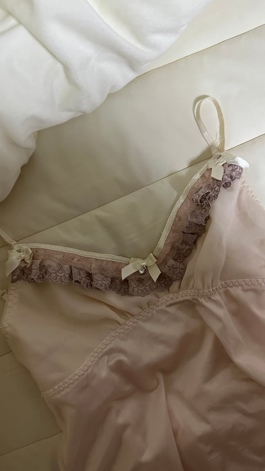 연핑크 레이어드용 슬립 상품이미지1