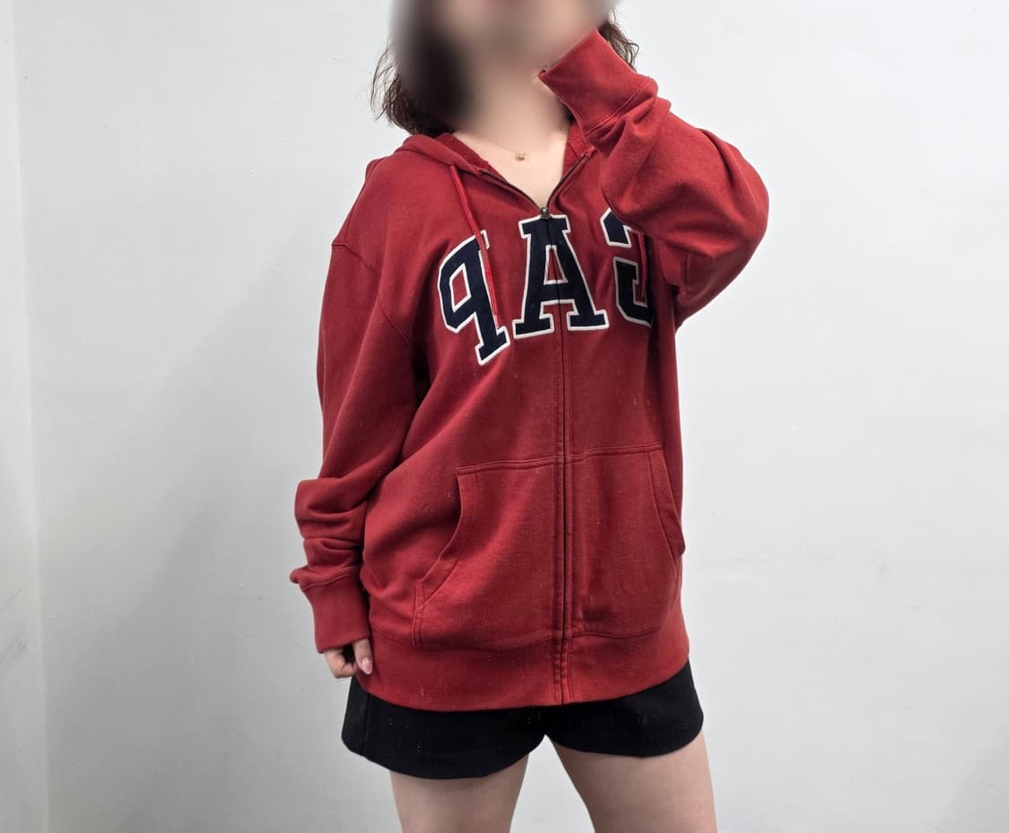 [프립]GAP 갭 후드집업 브릭 상품이미지1