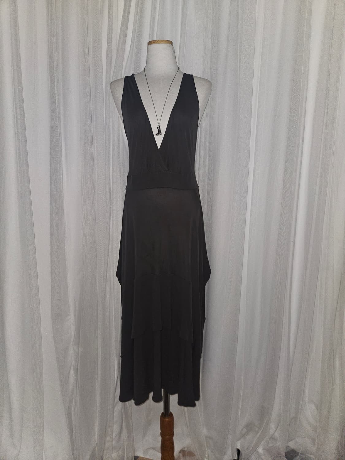 Hugo Boss y2k🩶 무디 그레이브라운 긱시크 드레스 상품이미지4