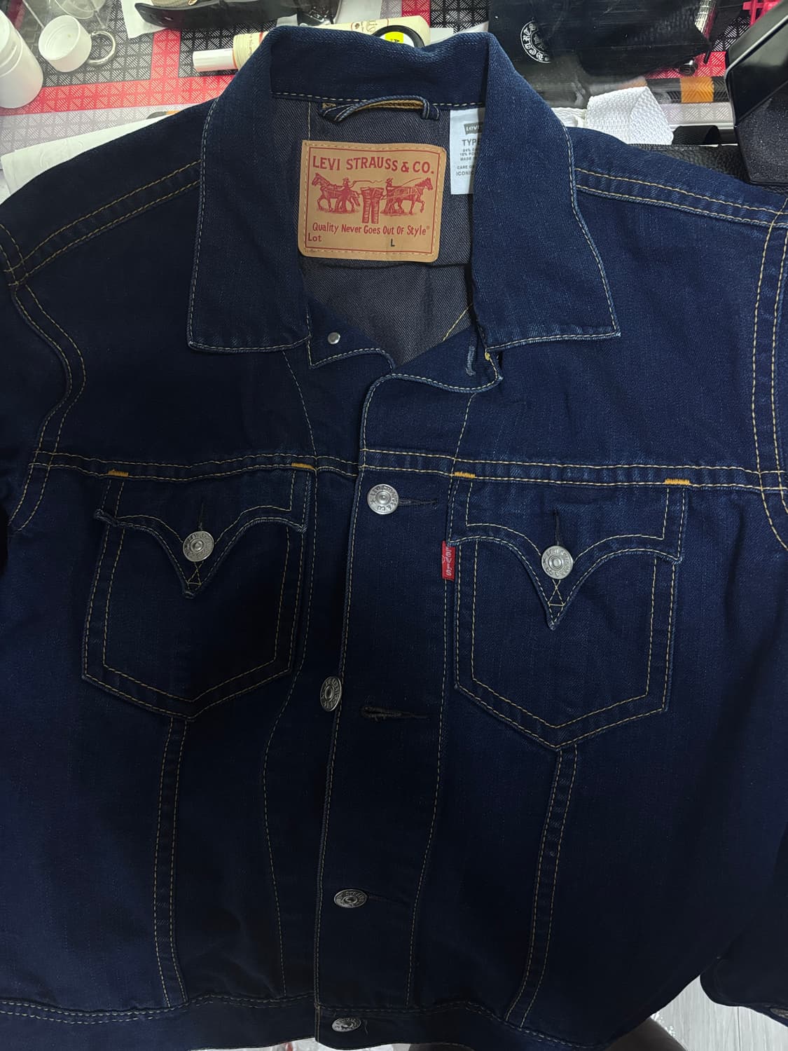 00년 리바이스 타입1 데님자켓 L 상품이미지1