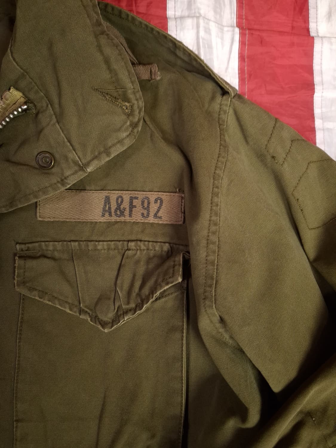 오리지날 아베크롬비 밀리터리 M-65 필드야상 상품이미지3