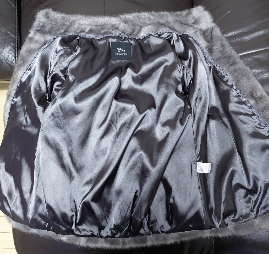 Boko 더 컬렉션 인조 밍크 코트 (77사이즈)새상품 상품이미지4