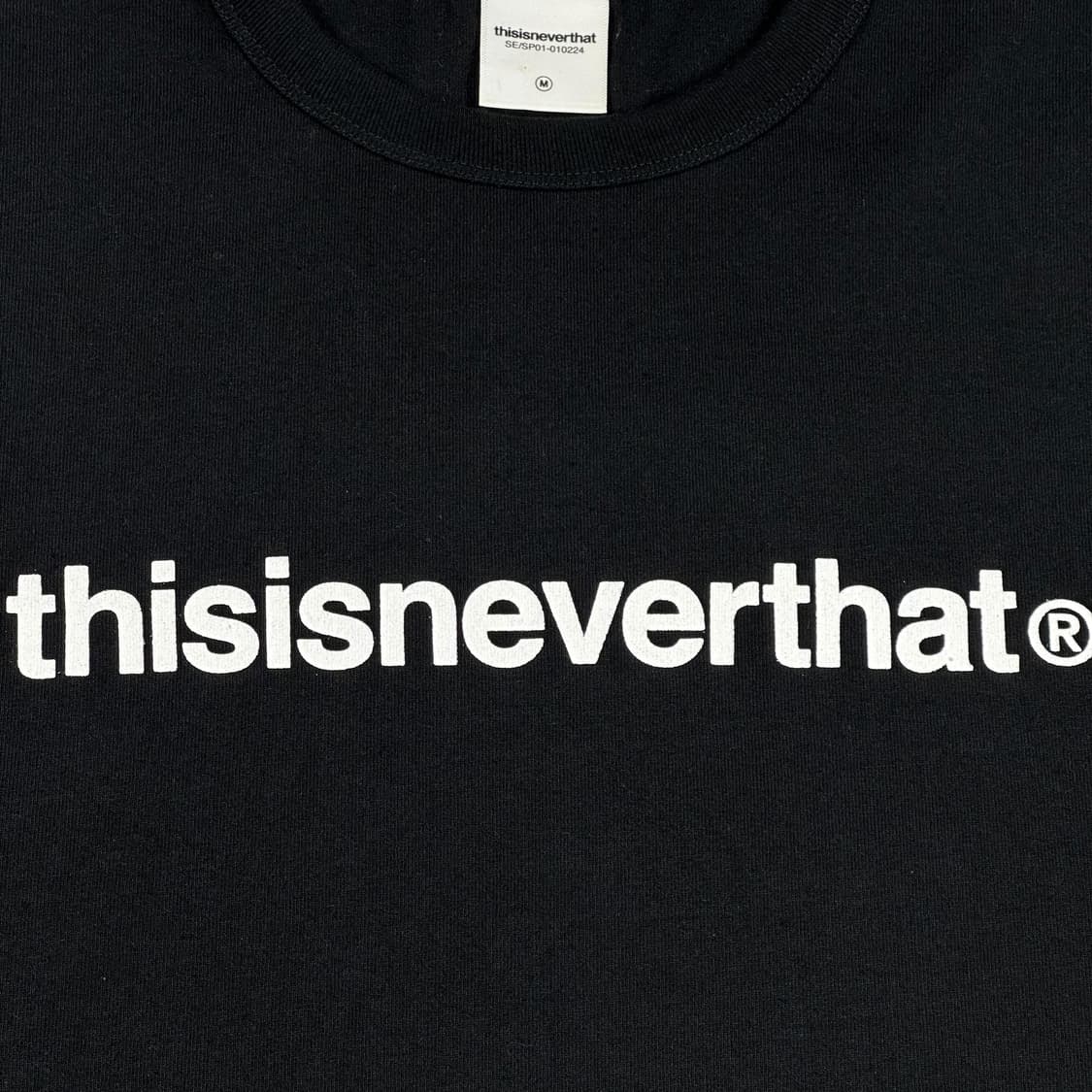 디스이즈네버댓 (디네댓) 블랙 롱 슬리브 맨투맨 (M) 상품이미지3