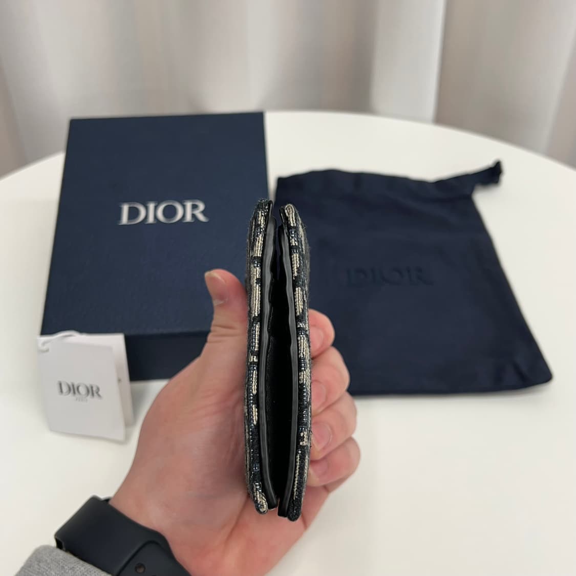 디올 오블리크 반지갑 (풀박스) 상품이미지7