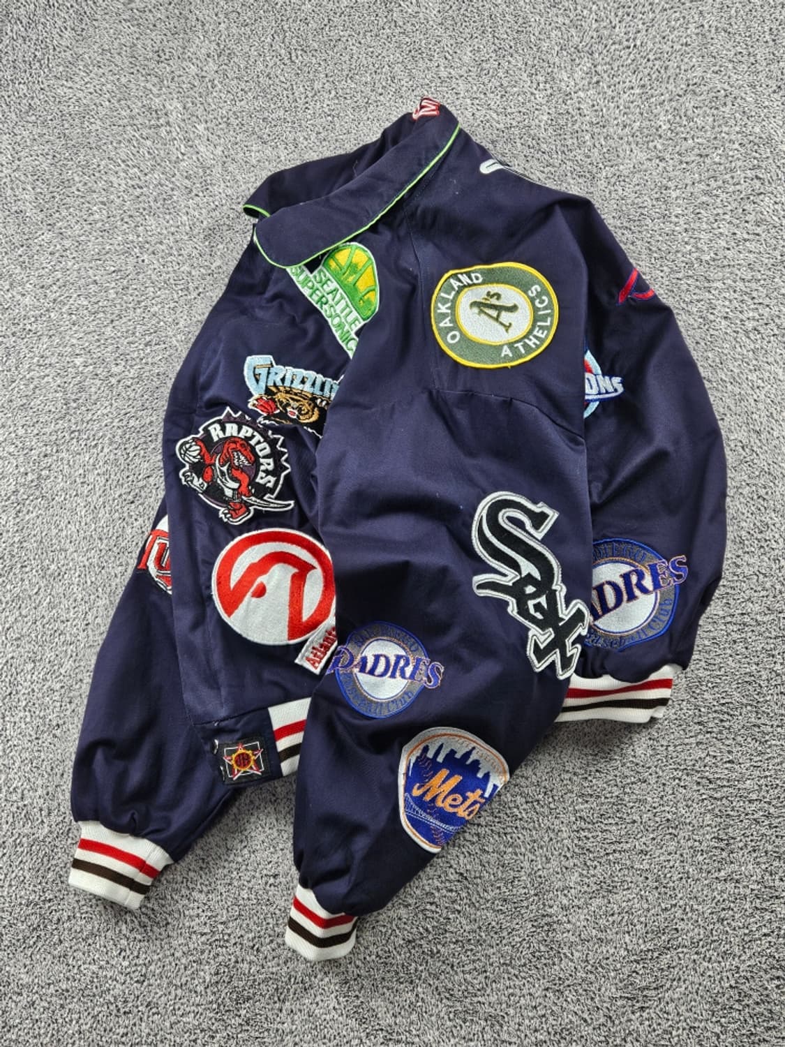 JH 리메이크 MLB 올팀 패치 로고 자켓 ( 2XL ) / 11199  상품이미지3