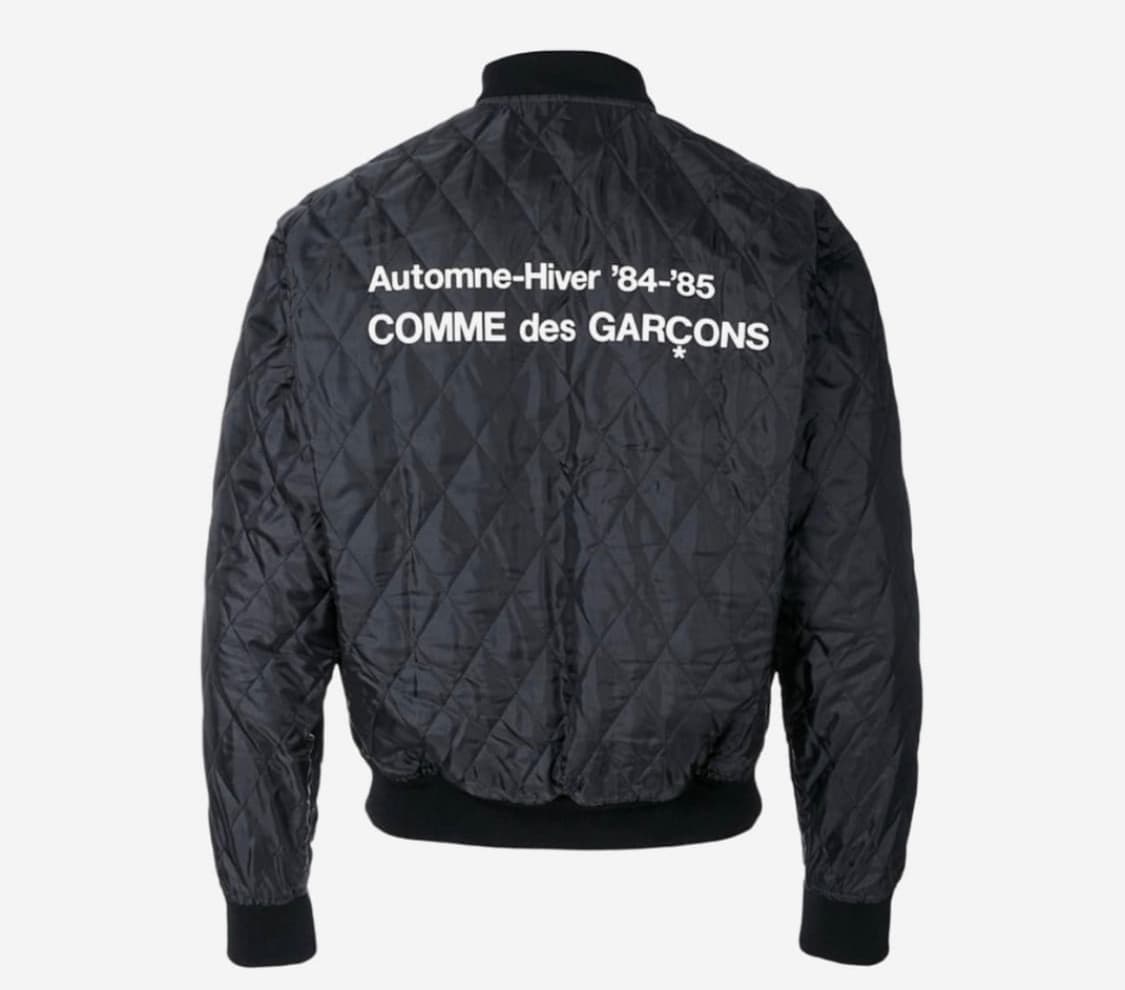 (구매) 꼼데가르송 퀄티드 스태프 블루종 자켓 M,L 상품이미지1
