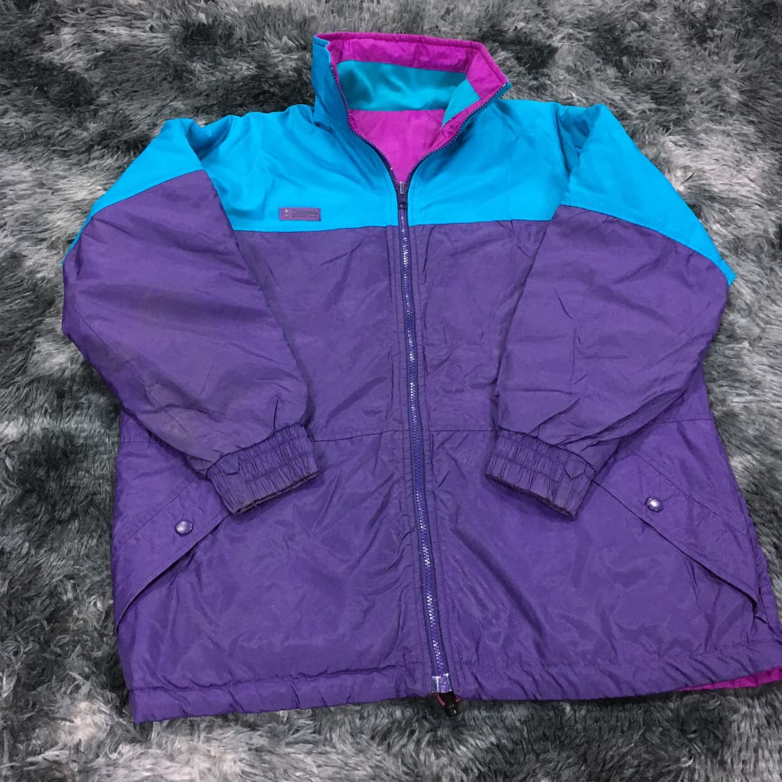 투티/0218 콜롬비아 리버시블 바람막이 자켓 상품이미지2