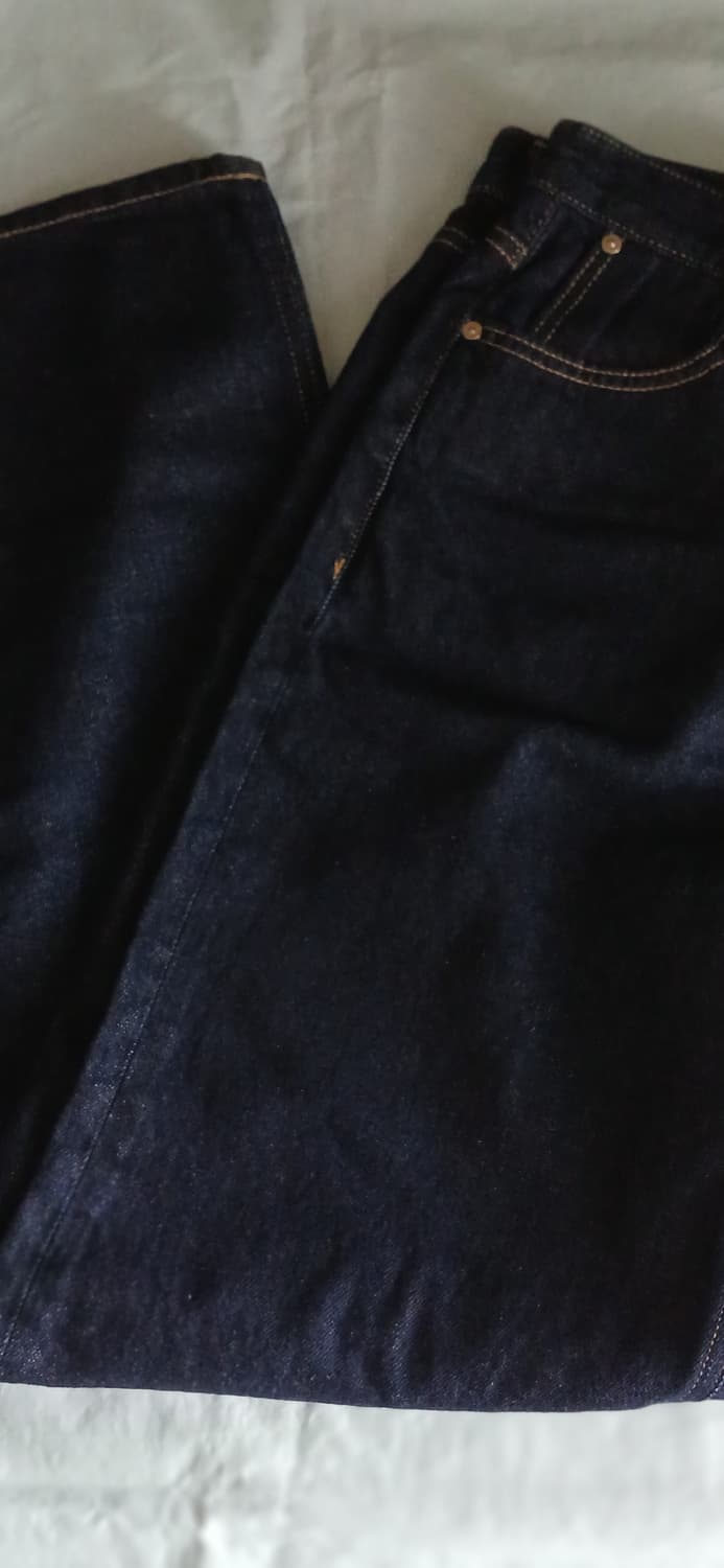 블루브릭 생지 데님 인디고 팬츠 2 size 상품이미지2