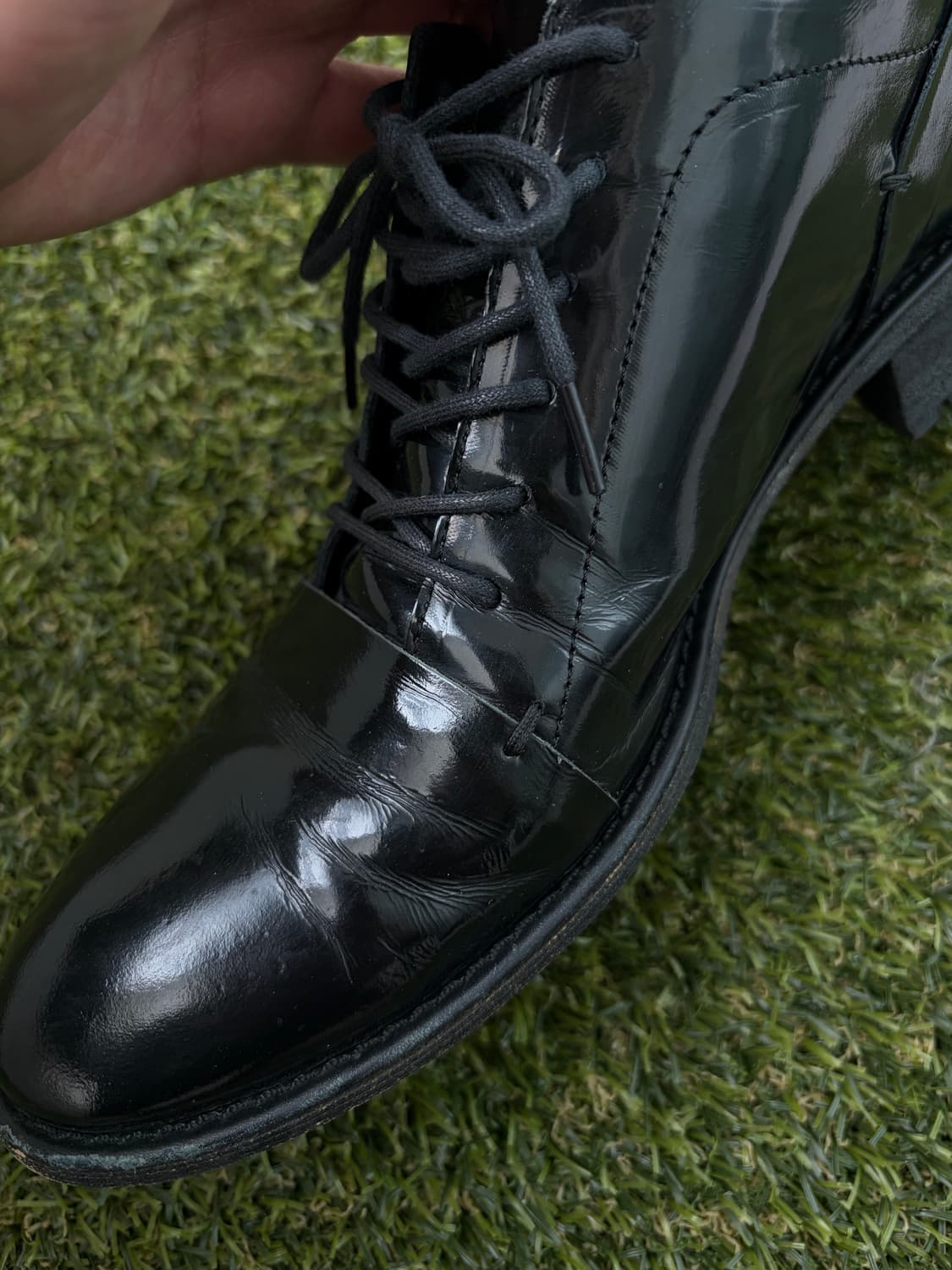 요지야마모토 와이즈 레이스업 더비 상품이미지7