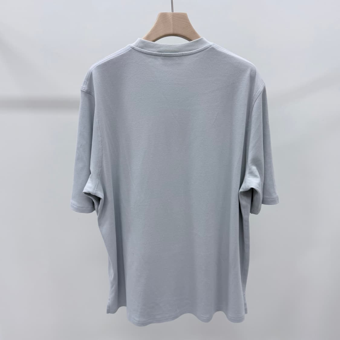 [S+급/L] 에르메스 벨키로브 패치 크루넥 코튼 반팔 티셔츠 상품이미지4