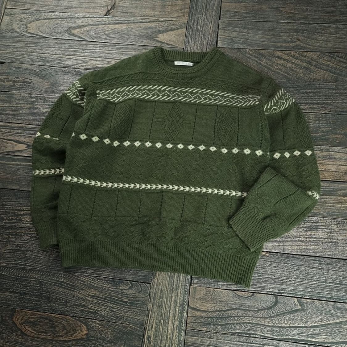 [빈티지] 에스닉 패턴 루즈핏 니트 M18569 상품이미지1