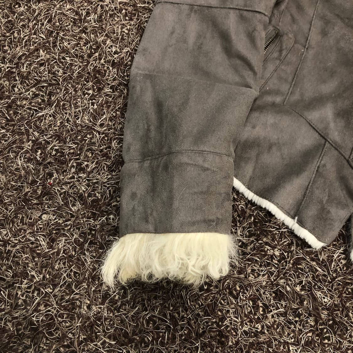 SweetSOUP 스웨이드 양털 무스탕 자켓 상품이미지3