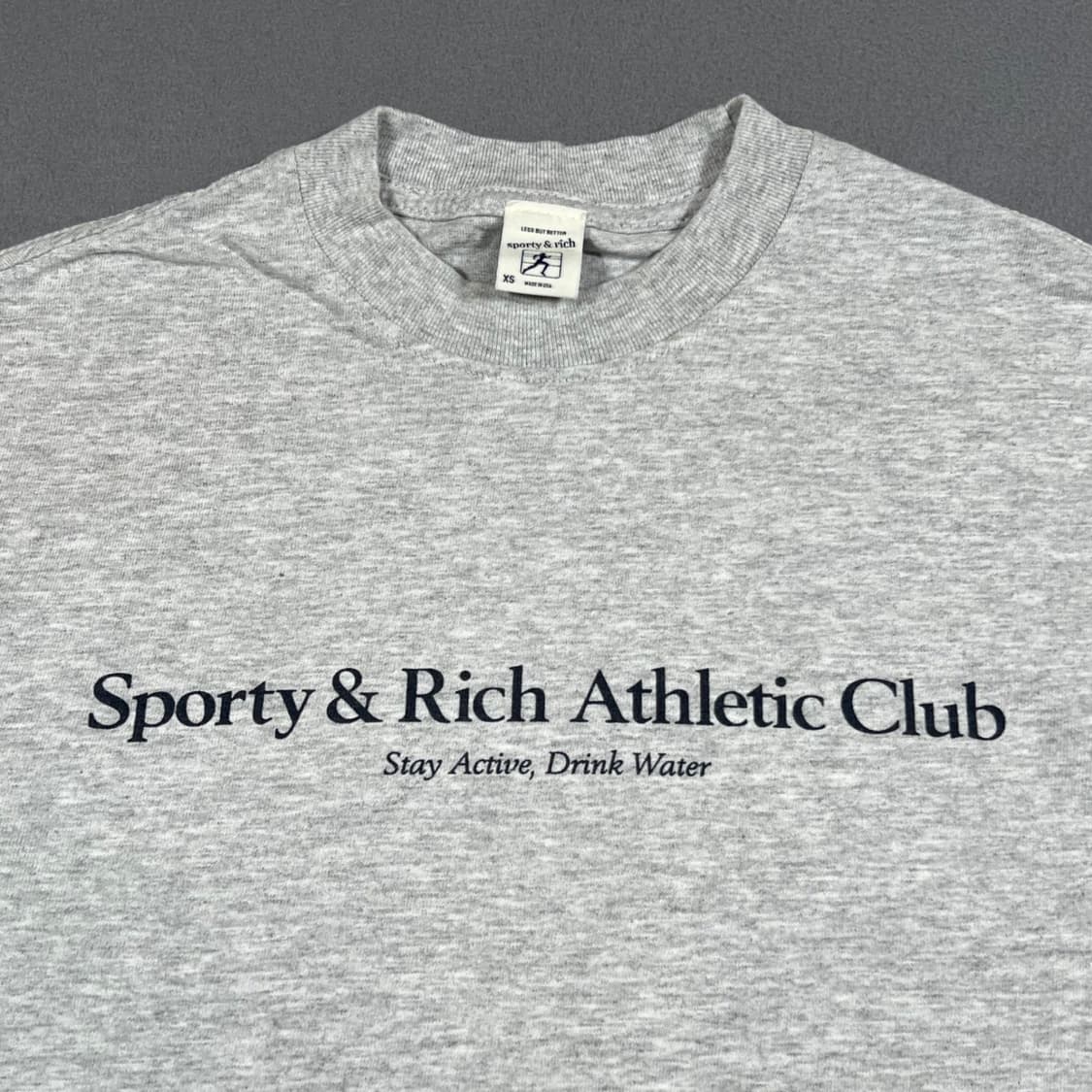 스포티 & 리치 어센틱 클럽 반팔 티셔츠 그레이 상품이미지2