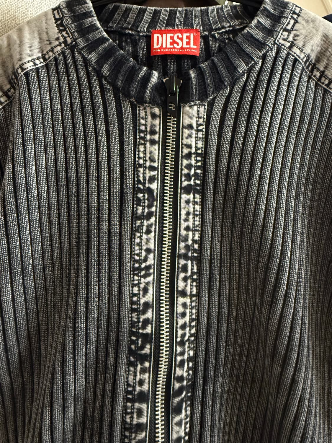 DIESEL 25FW 디젤 골지 집업 가디건  상품이미지5
