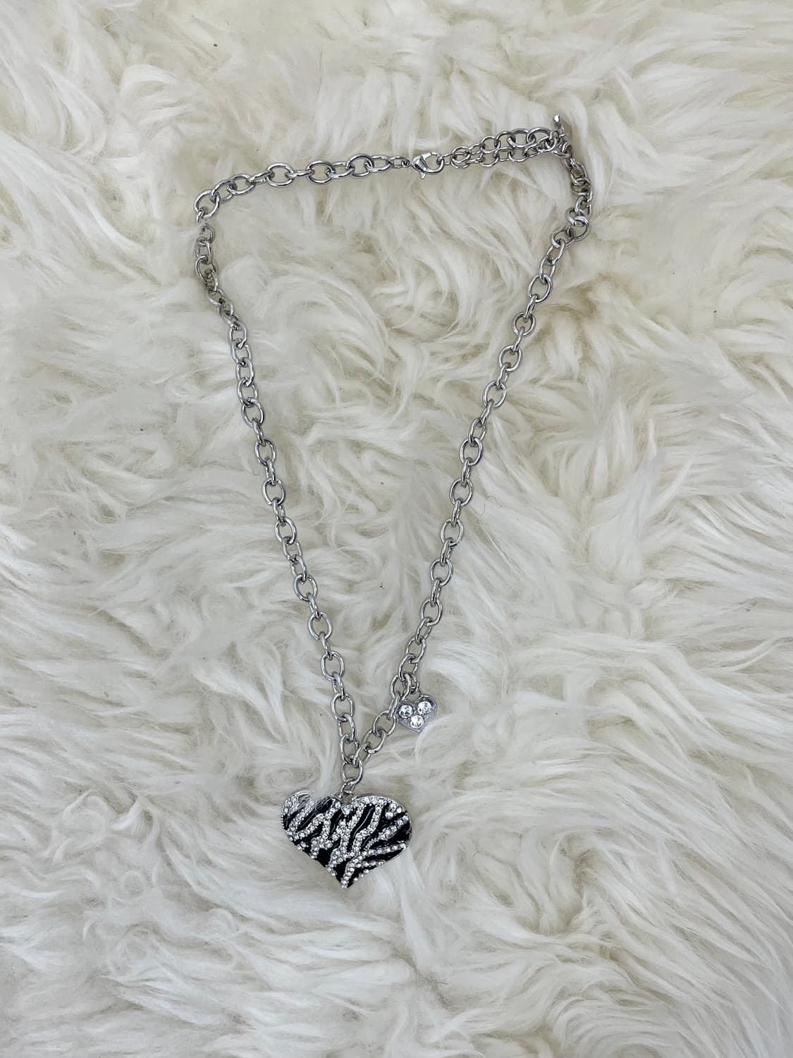 게스 갸루 지브라 큐빅 네크리스 상품이미지2