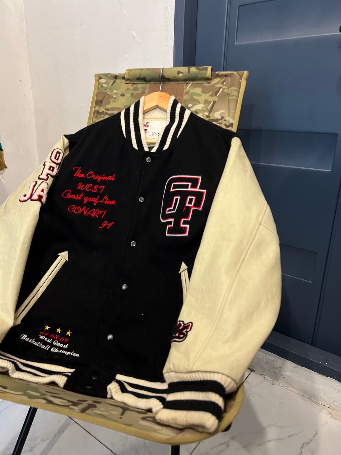 1990s CONART 빈티지바시티자켓 빈티지가죽자켓 상품이미지5