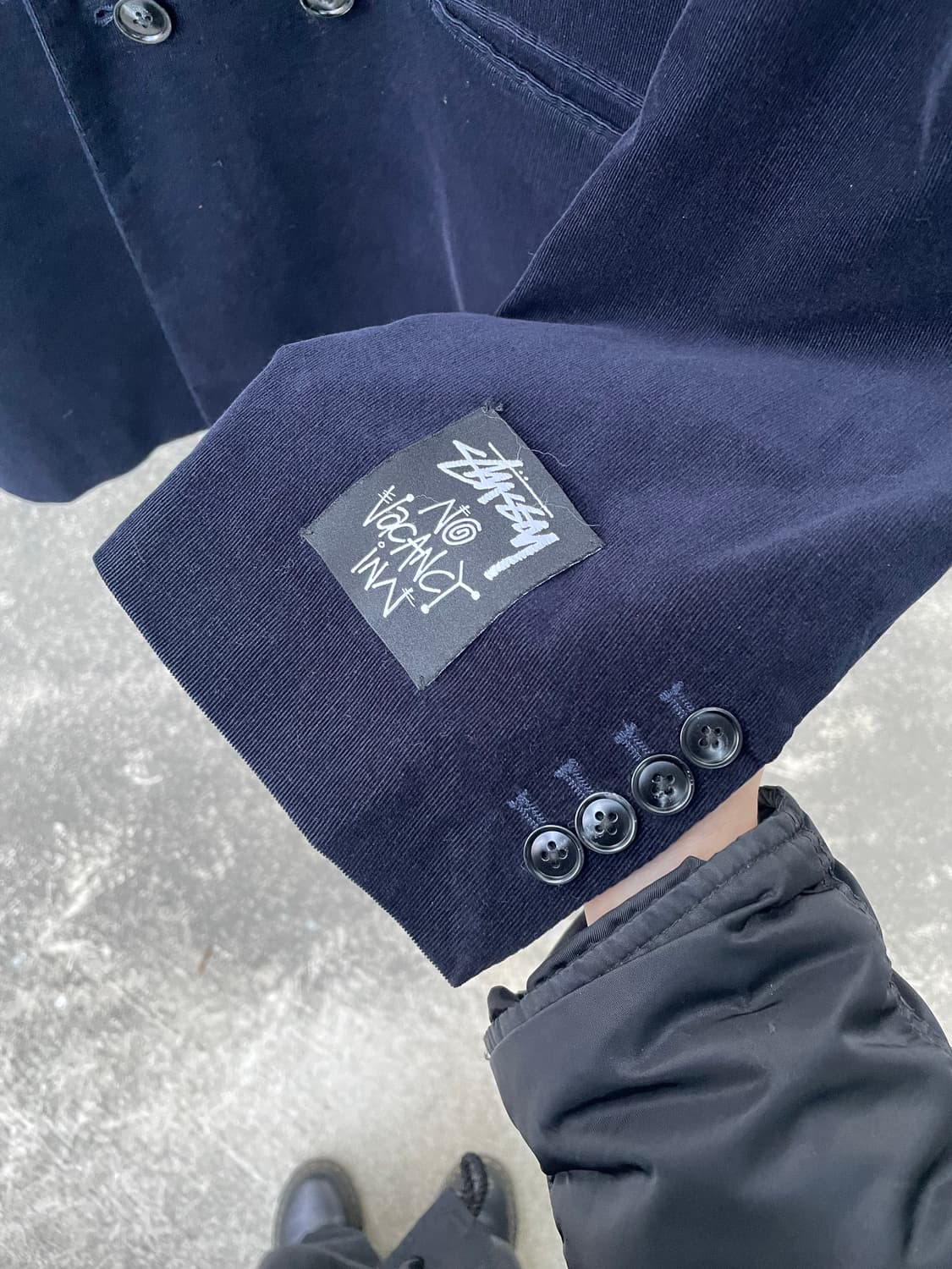 스투시 x 노 베이컨시 인 더블 블레이져 자켓 상품이미지6