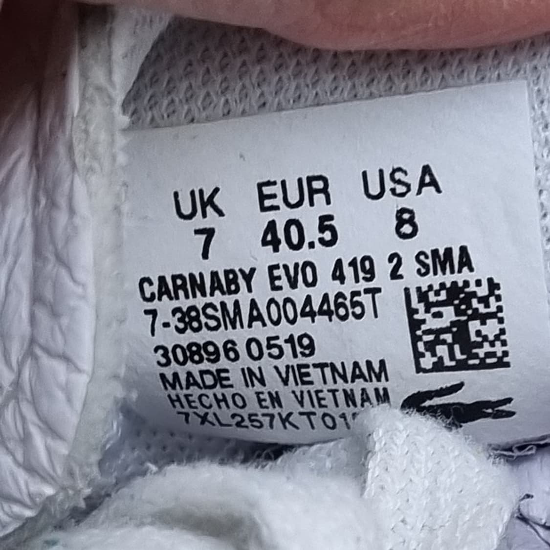 라코스테 카나비 레더 스니커즈40.5 255 상품이미지6