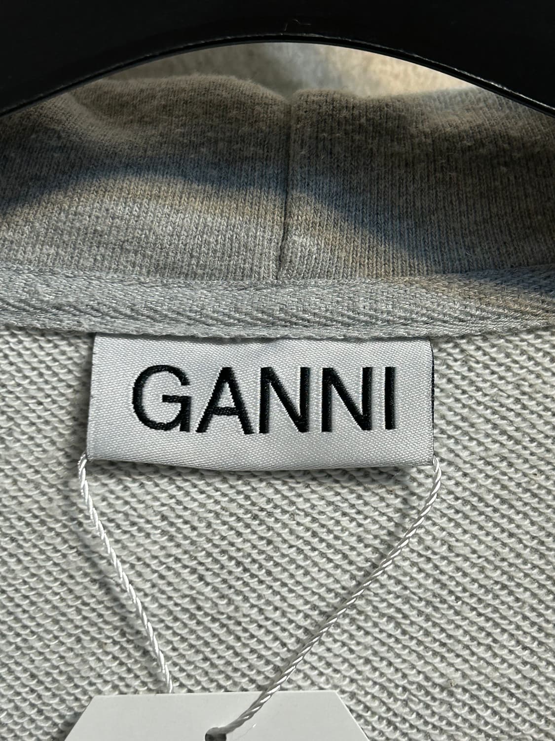 가니 오가닉 코튼 로고 후드집업 상품이미지6