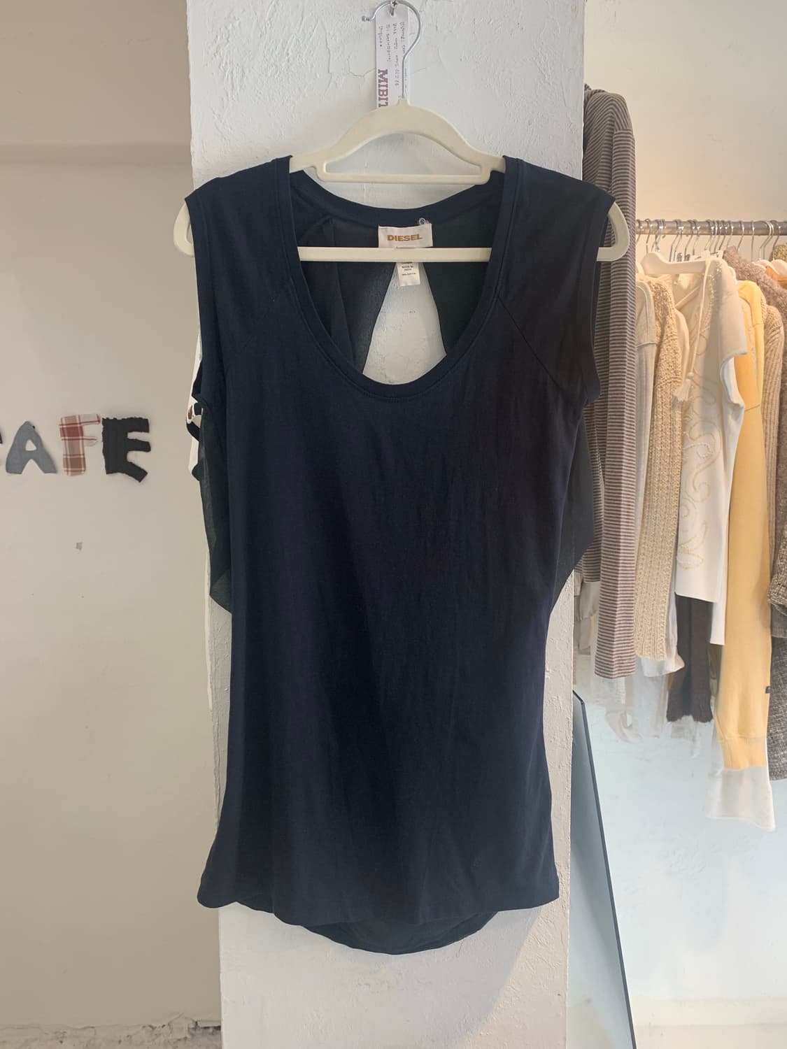 Diesel back open sleeveless 상품이미지1