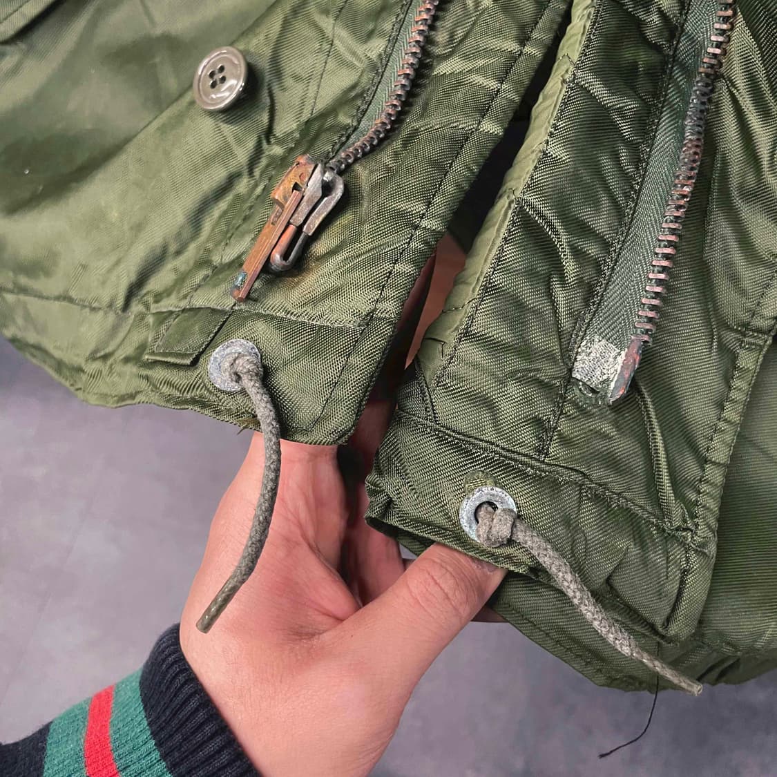 80s 오리지널 U.S NAVY 익스트림 A-1덱 자켓 밀리터리 N510 상품이미지8