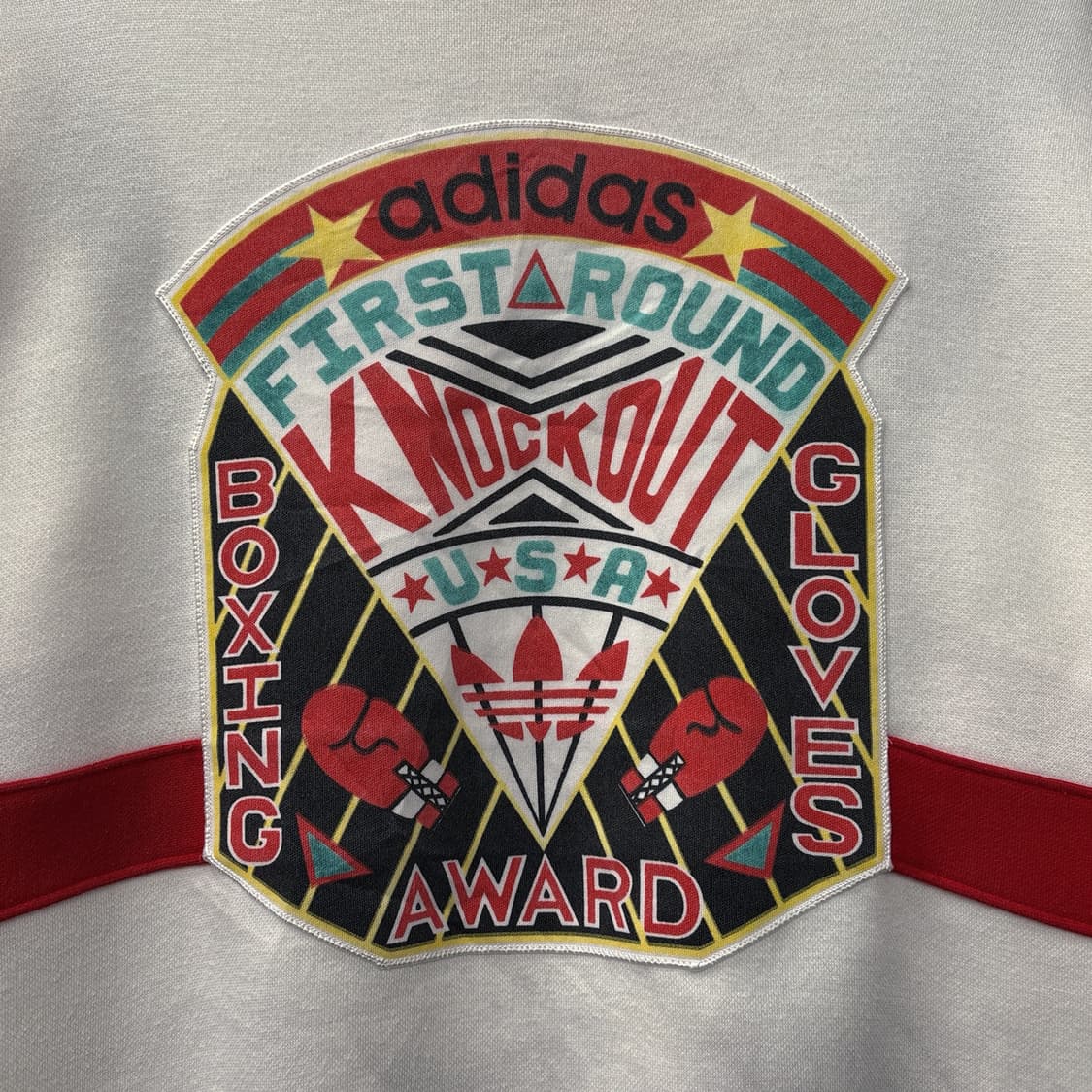 90s 아디다스 USA 복싱클럽 패치워크 맨투맨 스웻셔츠 N891 상품이미지7