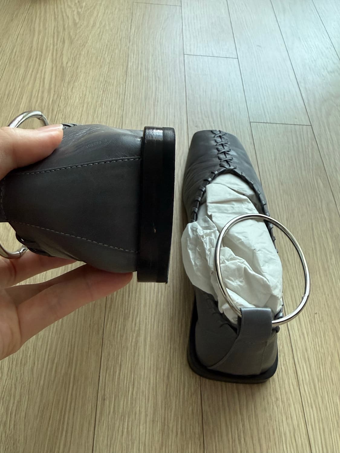 질샌더 휩스티치 링 발레리나 슈즈 36 (230-235) 상품이미지4