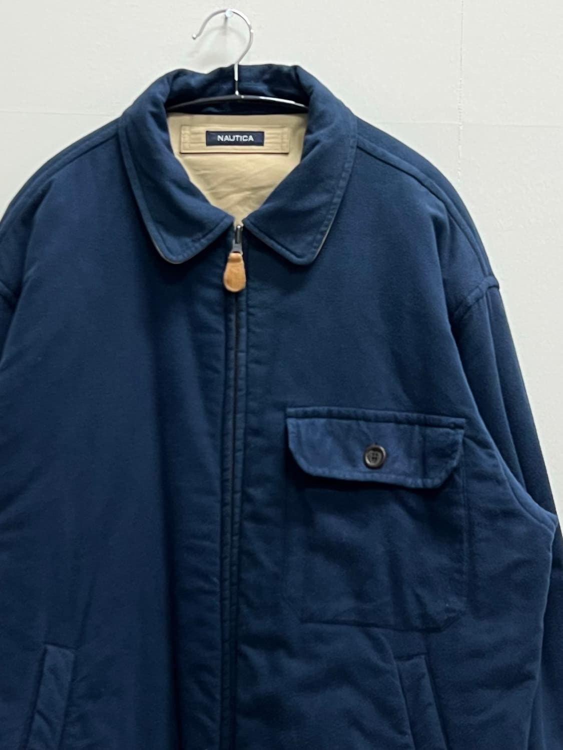 노티카 올드스쿨 리버시블 블루종 플리스 자켓 베이지 상품이미지7