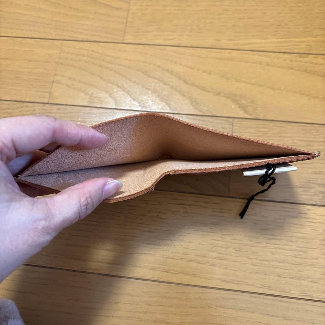 RRL 더블알엘 디스트레스드 레더 윙프린트 빌폴드 월렛 탄 상품이미지2