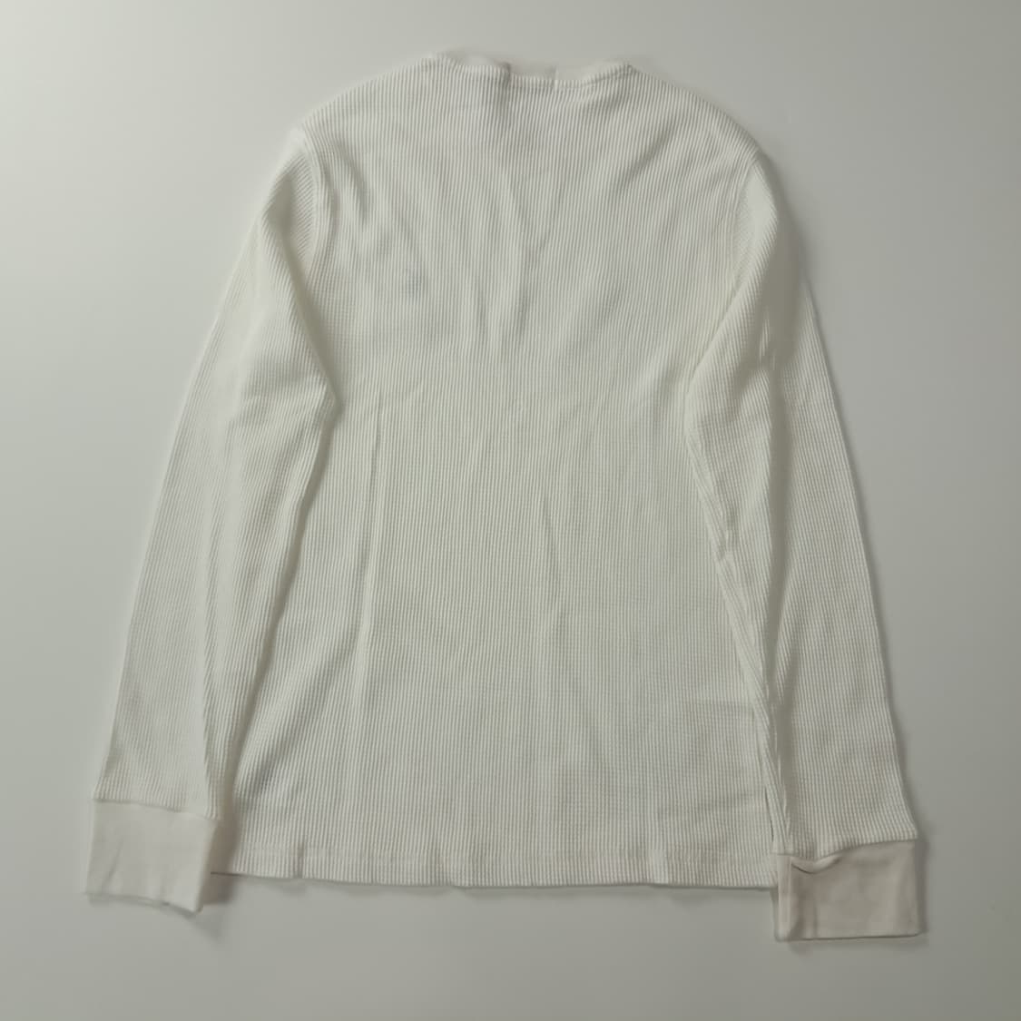 CK441 XL 폴로 와플니트 네이비포니 화이트 티셔츠 상품이미지6