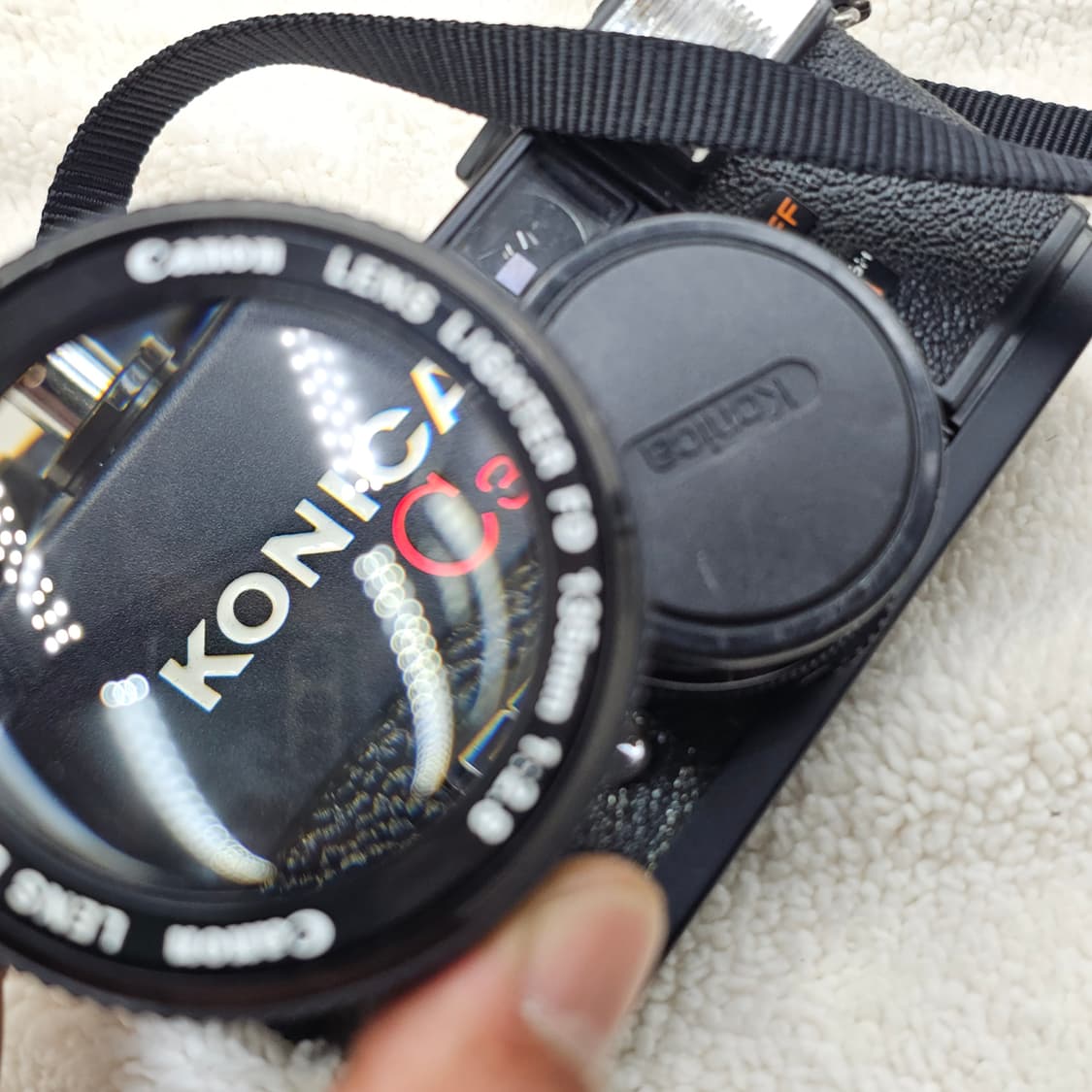 캐논 FD 135mm 렌즈형 가스 라이터 루페 겸용 필름카메라 필카  상품이미지5