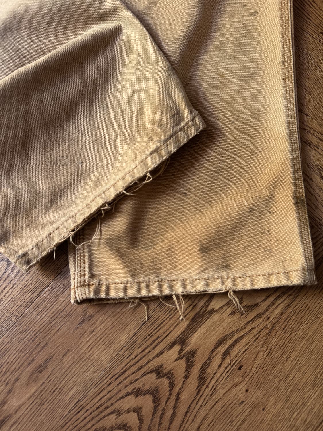 [44]칼하트 USA 더티 페이딩 빅사이즈 브라운 싱글니 워크 팬츠 상품이미지6