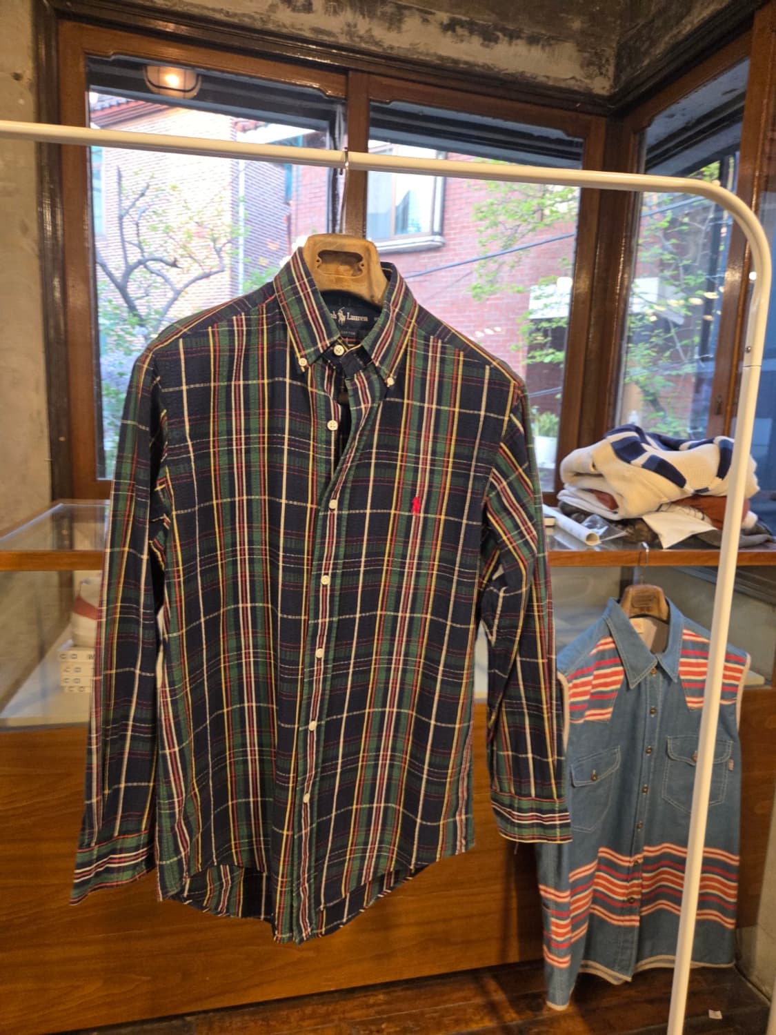 폴로랄프로렌 시어써커 버튼다운셔츠  상품이미지1