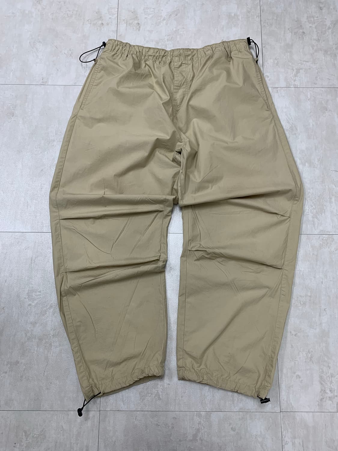 Parachute pants 베이지 와이드 팬츠 #107 상품이미지1