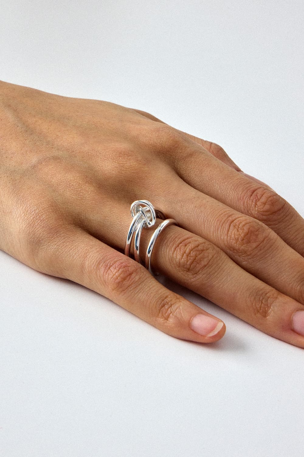 콜드프레임 Gordian Bold Knot 반지 16호 상품이미지1