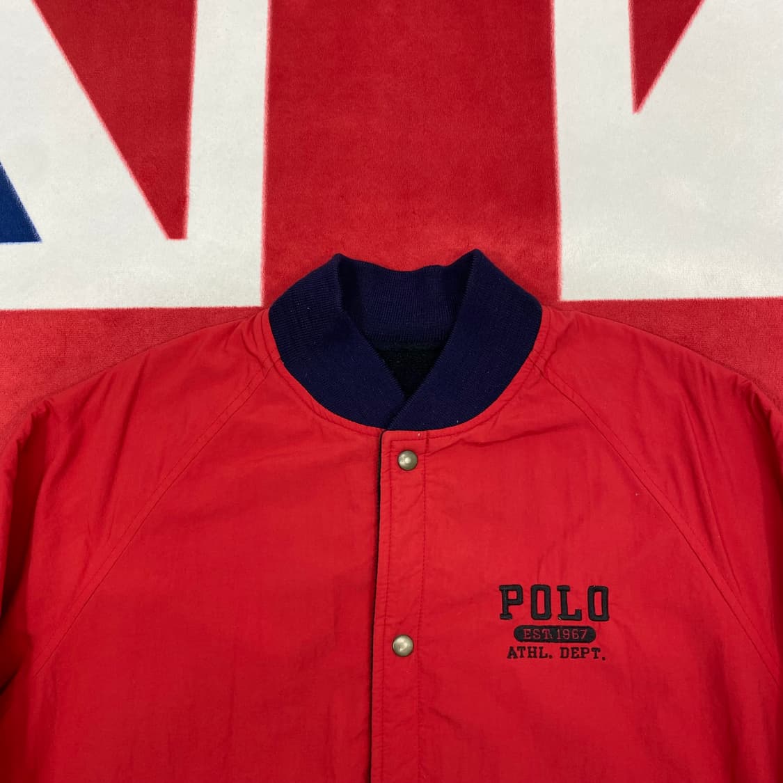 90s 폴로 리버시블 자켓 90실측M  상품이미지3
